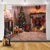 Amazon gran oferta Navidad tela colgante decoración hogar sala de estar habitación tapiz tela de fondo para fiesta de Navidad