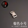 Spot 10mm fivela de metal ao ar livre guarda-chuva corda anel de mão fivela de bagagem hardware acessórios de liga metálica fivela de cão