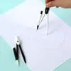 Conjunto de Compasso Estudante Exame Compasso de Desenho Metálico Ferramenta de Desenho Matemático Portátil Ferramenta de Desenho Multifuncional