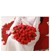 Entrega Direta da Fábrica Manta com Buquê de Rosas Produto Acabado Manta Criativa de Casamento Manta de Casamento Tecida à Mão Manta de Felicidade Dupla
