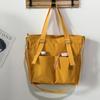 Nova Bolsa de Grande Capacidade Oxford Canvas Bag Mulheres Crossbody Estilo Coreano Estudante Comércio Exterior Shoulder Bag College Style Schoolbag