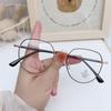 8703 Estilo coreano retro marco ovalado pequeño gafas para miopía marco para gafas de estudiante artístico femenino marco de gafas liso lindo femenino