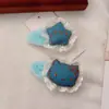 Pinza para el pelo de encaje dulce de felpa y encaje de mezclilla para mujer, pinza lateral para el pelo, accesorio para el pelo de gatito Bb