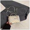 Bolso Caja Compacto y Exquisito 2026 Nuevo de Moda de Alta Gama Bolso de Cadena Acolchado Estilo Chanel Bolso Cruzado de Nicho