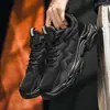 Zapatos de malla de moda para hombre con suela gruesa, zapatos deportivos y casuales transfronterizos de talla grande para exteriores, zapatillas resistentes al desgaste para estudiantes