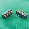 Portapilas de 4P Espaciado de pilas SPaCing 3.0 Altura 4.6 con Columna Conector de Pestaña de Batería BC-2-411-C01