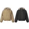 Yidao Vintage 25 Invierno Nuevo Estilo Tendencia Nacional Retro Zuo Shan Diao Chaqueta de Algodón Cálida con Capucha Forrada de Polar Corta