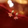 Brincos Vermelhos Festivos Estilo Chinês para o Festival da Primavera, Novos Brincos Elegantes e da Moda para o Ano Novo para Mulheres, Preço de Fábrica no Atacado