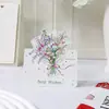 Cartão de Cumprimentos Buquê de Bênçãos Dia dos Namorados Dia das Mães Feriado Universal Melhores Votos Cartão Pequeno Floricultura Panificação Atacado