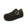4,5cm Altura Interna Solado Grosso Sapatos Birkenstock Femininos 2026 Outono Novo Leve Solado Macio Sapatos Mule Casuais Velcro