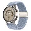 Fivela Magnética de Laço Pulseira de Relógio Trançada de Círculo Duplo Adequada para Relógios Samsung Huawei 20 22mm Pulseira de Pulso Magnética de Nylon