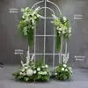Novo Arranjo Grande de Chão para Casamento Banquete de Noivado Flor Artificial de Seda Acabado Arranjo Floral Decorativo Corredor Arte Floral para Casamento