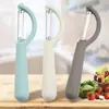 Faca de barbear aço inoxidável descascador de frutas ralador de frutas e vegetais cozinha multifuncional casca de batata limpeza fácil artefato de descascar