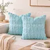 Funda de almohada Amazon transfronteriza, diseño de mariposa de felpa, funda de cojín para cabecera de cama, decoración de fiesta, funda de almohada textil para el hogar recomendada transfronteriza