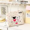 Bolsa de Lonchera Aislada Linda, Bolsa Térmica para Almuerzo, Bolsa de Almuerzo para Estudiante y Trabajo, Bolsa de Papel de Aluminio Espesado, Bolsa Portátil para Snacks