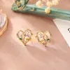 Pendientes Dongdaemun Estilo Óleo de Alta Gama, Exquisitos Pendientes de Perlas de Agua Dulce Naturales, Pendientes Femeninos, a la Moda y Dulces