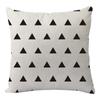 Serie estilo retro americano estampado digital procesamiento de transferencia térmica fabricantes de fundas de almohada al por mayor