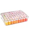 Caja Organizadora de Cuentas 221 Colores Caja Especial de Clasificación para Almacenamiento de Cuentas Perler Juego de Botellas Botellas de Clasificación con Tapas Frijoles de Gran Capacidad