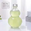 Botella de vidrio de calabaza creativa botella de vino transparente Wen Lu conmemorativa sellada botella vacía dividida fabricantes de botellas de bebidas en stock al por mayor