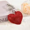 Chaveiro Coração Totalmente Cravejado Estilo Chanel Pingente Coração para Casal Chaveiro de Bolsa Carro Presente Personalizado Chaveiro