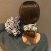 Corea del Sur Dongdaemun Primavera y Verano Nuevo Organza Puntos de Ola Super Grande Salchicha Bucle Cuerda para el Cabello Elegante Hada Bola Cabeza Cuerda