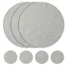 Pronta Entrega Capa de Mesa Redonda em PVC Estilo Nórdico Jantar Ocidental Textura de Couro Mesa de Jantar Chinesa Tapete Resistente ao Calor Simples Natalino Tapete Resistente ao Calor