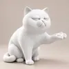 Adorno Transfronterizo Nuevo y Creativo para Guardar Llaves de Entrada Gato Lindo Impreso en 3D Soporte de Llaves para Escritorio