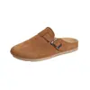 Nuevos Zapatos Estilo Birkenstock para Primavera y Verano con Suelas Gruesas y Aumento Oculto de Altura para Mujer, Zapatos Casuales Antideslizantes Versátiles de Moda, sin Cierre, Puntera Redonda