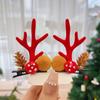 Cuernos de Navidad para Niños Pinzas para el Cabello Pinzas para el Cabello Adulto Divertido Rojo de Internet Cabello Carson Accesorios para el Cabello de Mujer Diadema de Orejas de Ciervo