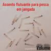 Assento flutuante de silicone para pesca em jangada, assento flutuante giratório com cabeça de cobre, assento flutuante deslizante, assento flutuante competitivo com plugue, acessórios para pesca?