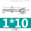 Pasador de seguridad de acero inoxidable 304, pasador elástico, pasador de bloqueo, pasador de inserción, pasador cilíndrico M1M1.2M1.5M2M2.5M3M4M5