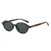 Gafas de Sol Ovaladas Retro de Moda con Estampado de Leopardo Ojo de Gato para Mujer, Estilo Coreano, Protección UV, Estilo Celebridad de Internet, Tendencia de Gafas de Sol Estilo Callejero