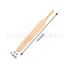 Ganchillo de Bambú Metal Alúmina Bambú Mango Blanco Ganchillo Hecho a Mano DIY Herramienta de Ganchillo Ganchillo de Aluminio Aguja para Suéter Ganchillo