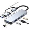 Hub USB transfronteiriço 5 em 1 hub um para quatro 3.0 tipo laptop typec divisor expansão usb