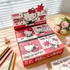 Cuaderno de Alta Calidad de Hello Kitty con Ilustraciones Coloridas, Bloc de Notas para Diario, Notas Adhesivas No Pegajosas