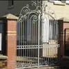 Puerta Artesanal de Metal Forjado Directamente Producida en Subei Puerta de Hierro Forjado para Patio Puerta de Hierro Forjado para Casa Jardín