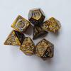 Dados Acrílicos Patrón Dragón Sombra Patente Dados Digitales Dnd Juego de 7 Piezas Juego de Grupo en Carrera Dados Transfronterizos