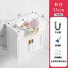 Gabinete de Baño de Aluminio Espacial, Combinación de Gabinete para Lavabo de Balcón de Baño, Lavabo Integrado, Tamaño Pequeño 55