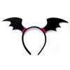 Accesorios para el cabello de Halloween para mujer, tela oscura, estilo distintivo, diadema, horquilla divertida para fiesta, linda diadema de calabaza