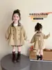 Gabardina para Niña Estilo Primavera y Otoño 2026 Nuevo Estilo Infantil Elegante de Longitud Media Ropa de Otoño Bebé Niña Estilo Británico Top