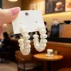 Pendientes de Aro Grandes de Perla Estilo Diosa, Pendientes de Aro Elegantes Exagerados con Estilo para Dama, Pendientes de Lujo Accesible con Diseño