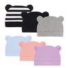 Chapéu Fetal para Bebê Estilo Comércio Exterior com Orelhas Chapéu Pulôver para Bebê Chapéu de Urso para Bebê Recém-nascido Chapéu do Mickey Estilo Fino