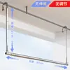 Tendedero Retráctil para Balcón de Casa, Perchero de Acero Inoxidable Ajustable, No Requiere Taladro, Herramienta para Secar Colchas