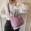 Bolso Cruzado Casual de Hombro Único para Mujer 2025 Nuevo Versátil para Viajar Bolso Tote Cruzado Comercio Exterior Simple Color Sólido