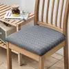 Funda de Cojín Cuadrada de Punto Daling Funda Elástica para Silla de Comedor Funda para Asiento de Silla Funda para Silla de Hogar y Hotel Cojín