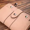 Cartera Estudiante Estilo Coreano Personalizada para Mujer, Porta Tarjetas de Color Sólido, Compartimento para Monedas, Billetera con Cierre para Mujer con Múltiples Ranuras para Tarjetas, Procesamiento de Logo