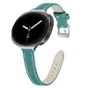 Adequado para pulseira de couro nova do Samsung Watch 8/9, pulseira de relógio de couro de cauda pontiaguda universal para Watch 8 Classic