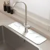 Almohadilla Absorbente para Fregadero de Grifo Simple Almohadilla para Encimera Fregadero de Baño Absorbente Anti-Moho Almohadilla de Drenaje Almohadilla Impermeable