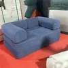 Sofá-cama de tecido dobrável e removível, lavável, de uso duplo, compactado a vácuo, para a sala de estar, modular, adequado para dormir e relaxar, sofá reto Teddy