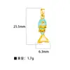 Cor de Peixe da Sorte Koi Preserva Cor Banhado a Cobre Pingente Versátil Pingente Artesanal DIY Colar Pulseira Pingente Venda por Atacado